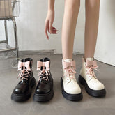 Sweet Cool Bowknot Short Boots Design Sense Small-BS00957-Veeddydropshipping